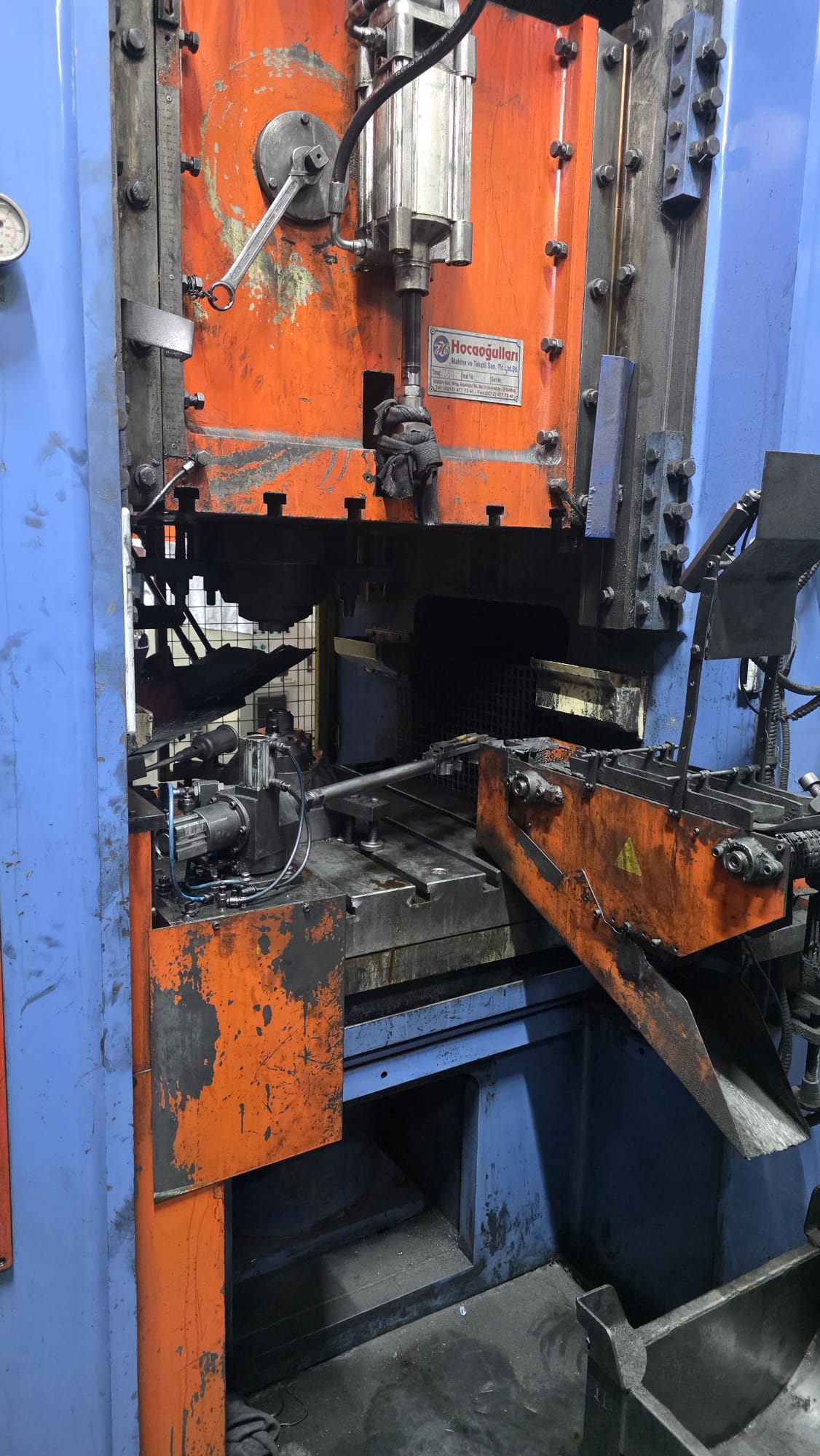 Hocaoğlu 250 ton Automatic Press with Heating Furnace - Brass Hot Forging Press