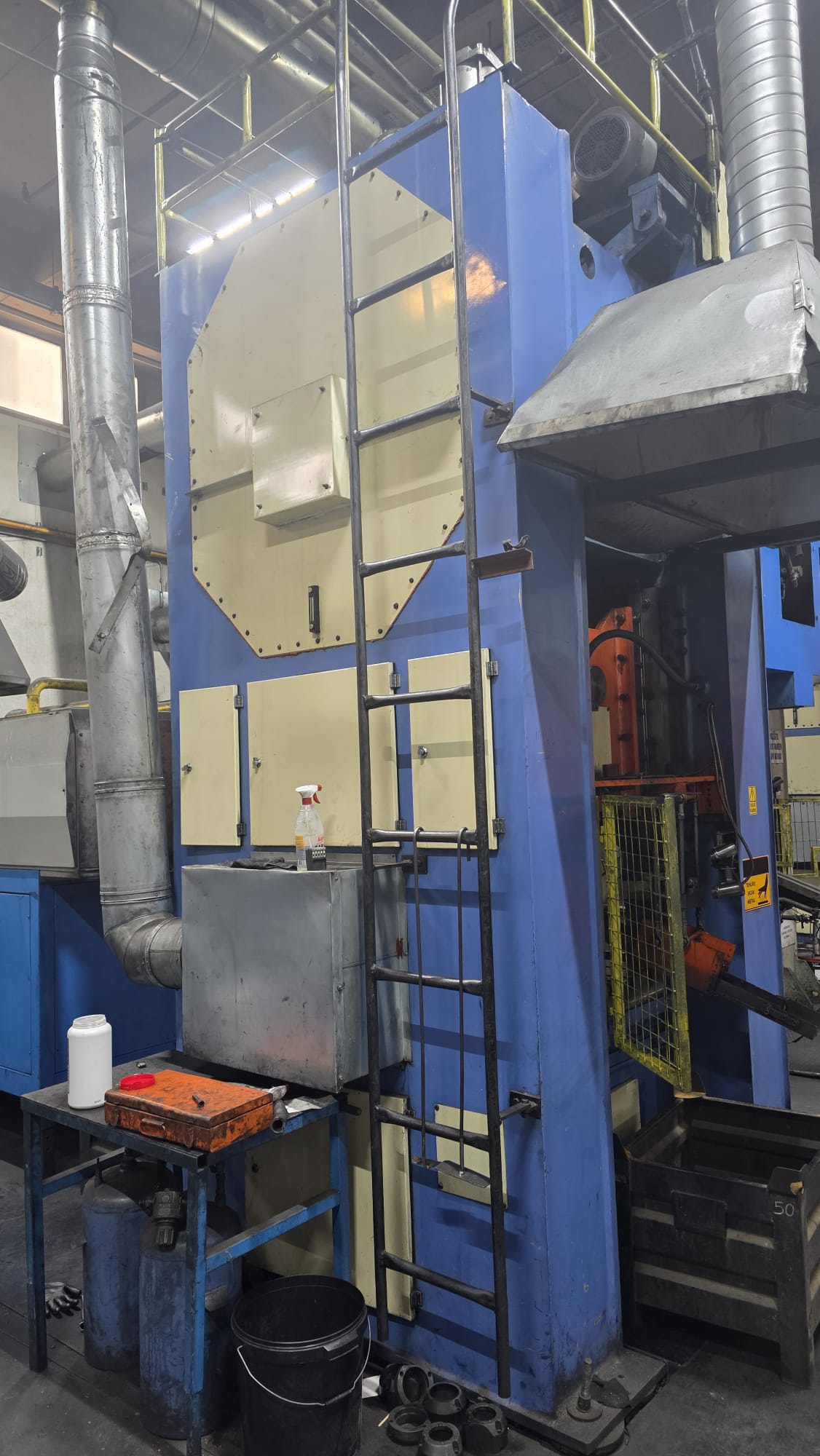 Hocaoğlu 250 ton Automatic Press with Heating Furnace - Brass Hot Forging Press - 4