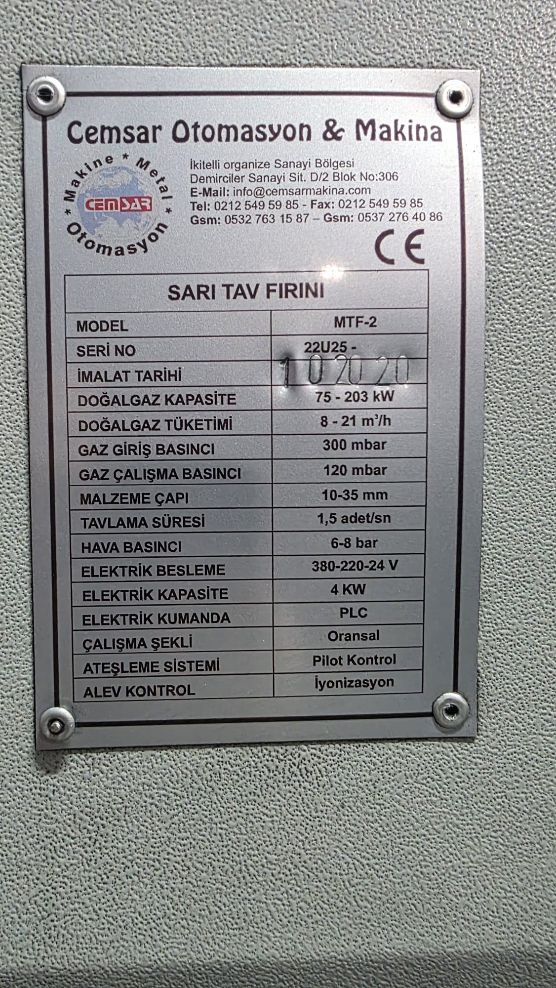 Hocaoğlu 250 ton Automatic Press with Heating Furnace - Brass Hot Forging Press - 7
