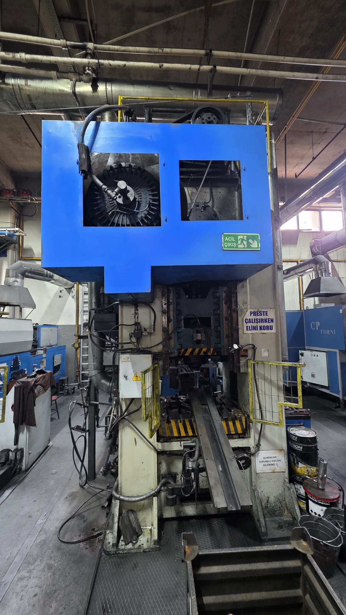 Hocaoğlu 250 ton Automatic Press with Heating Furnace - Brass Hot Forging Press - 8