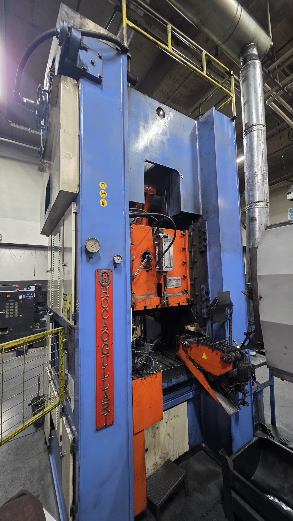 Hocaoğlu 250 ton Automatic Press with Heating Furnace - Brass Hot Forging Press