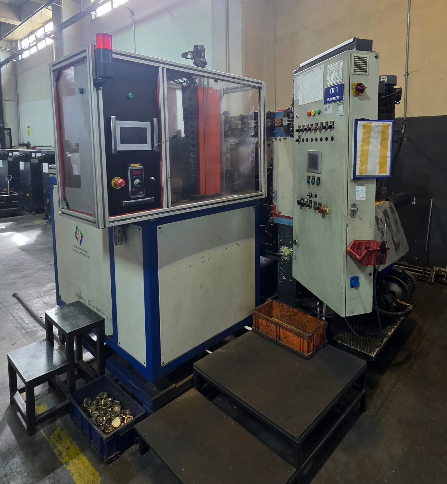 YTM 6 Units Horizontal Transfer Machine with Robot - Transfer Machines