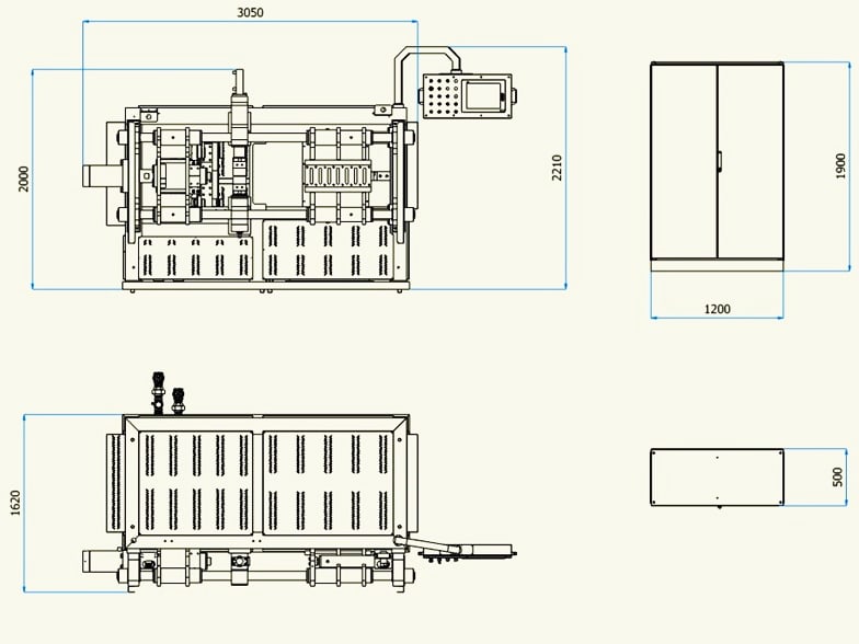 FTB ER 1301MVR Elektrikli Kafa Şişirme Makinesi  - Elektrikli Kafa Şişirme Makineleri - 2