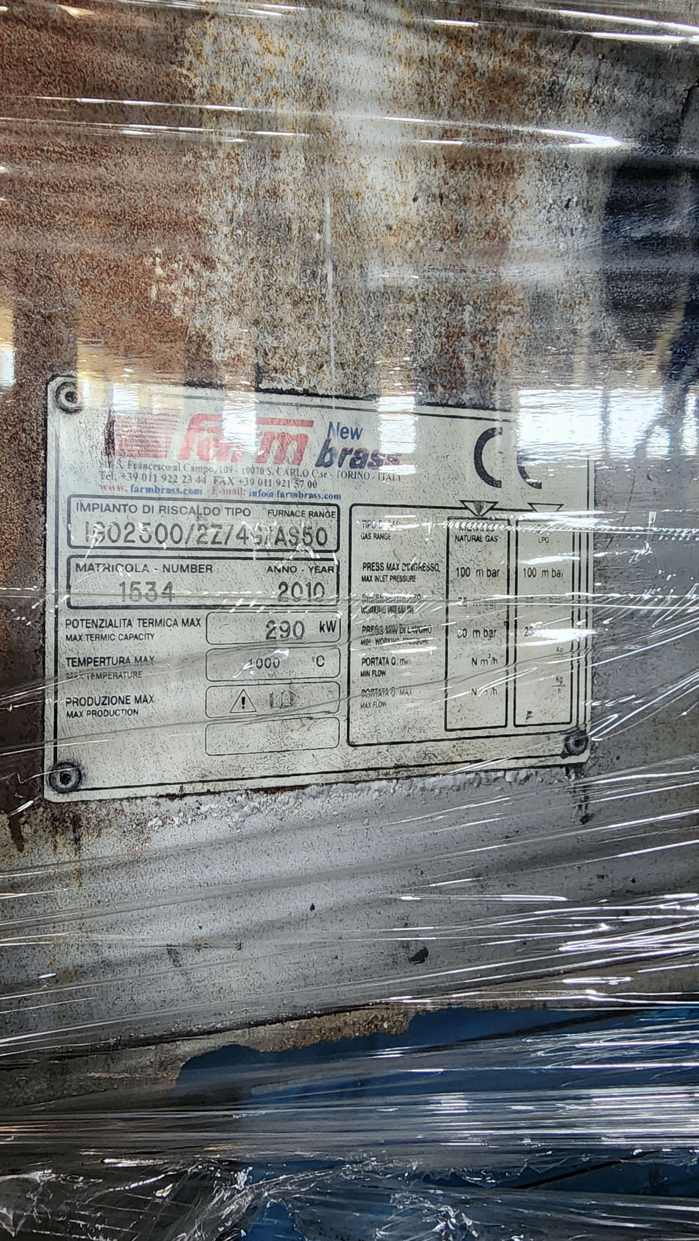 FARM BRASS IGO 2500 Pirinç Parça Tavlama Fırını - Endüstriyel Isıtma (Tavlama) Fırınları - 7