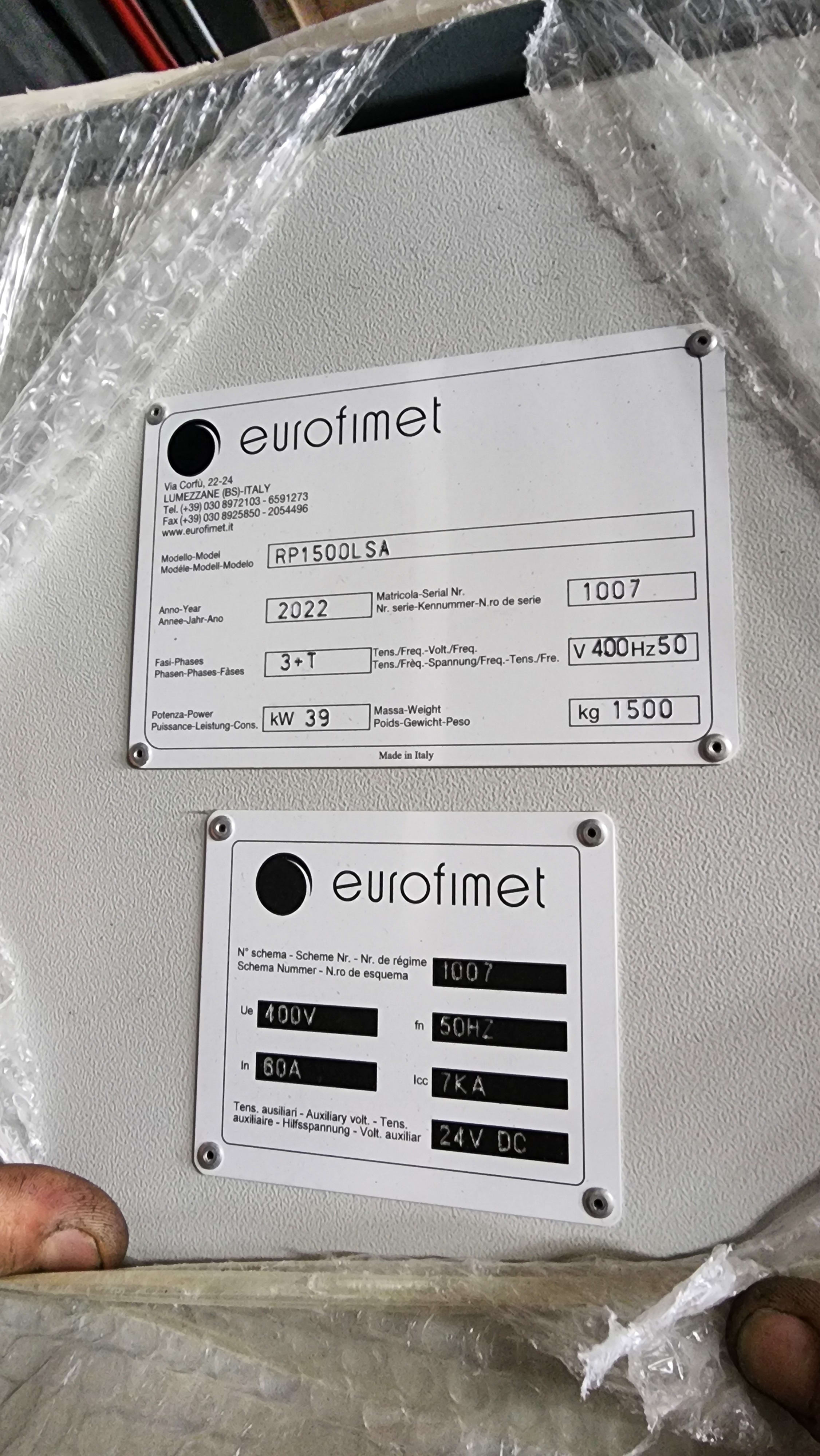 Eurofimet HİÇ KULLANILMAMIŞ Döner Tablalı Su Bazlı Yağ Alma Makinesi (2 Adet) - Endüstriyel Yıkama (Yağ Alma) Makineleri - 9