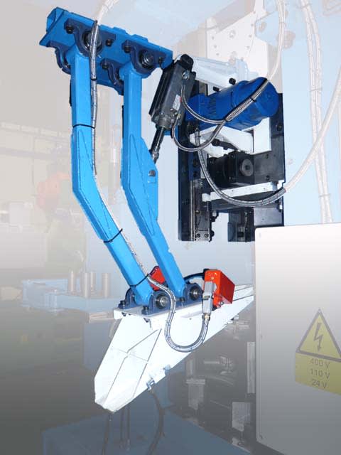 Tilting Unloading Spoon - Press Automation Applications