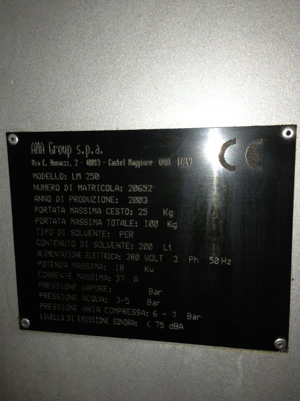 Ama Universal Delfino LM 250 - Industrial Degreasing (Cleaning) Machines - 10