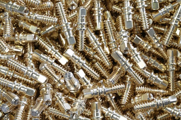 AEB Torneria Ürün 387 - Machined Brass and Steel Pieces - 32