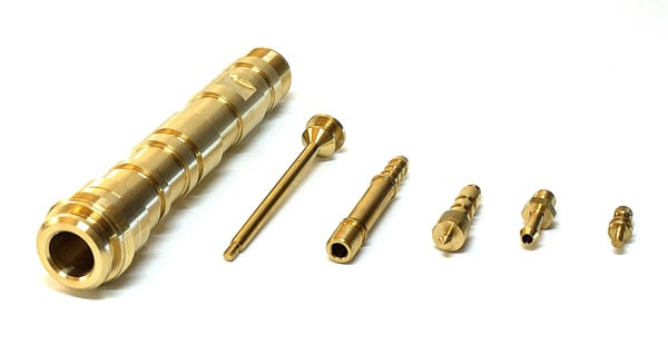 AEB Torneria Ürün 387 - Machined Brass and Steel Pieces - 24