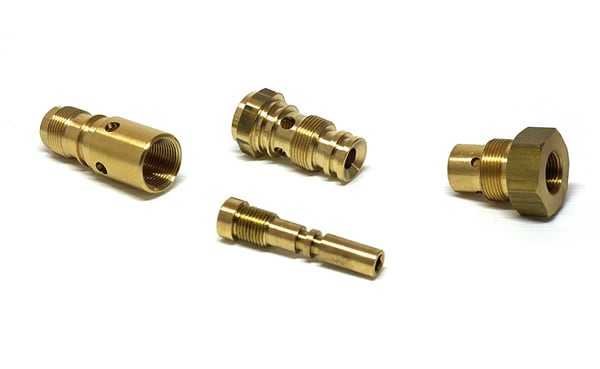 AEB Torneria Ürün 387 - Machined Brass and Steel Pieces - 22