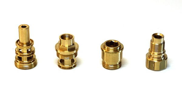 AEB Torneria Ürün 387 - Machined Brass and Steel Pieces - 26