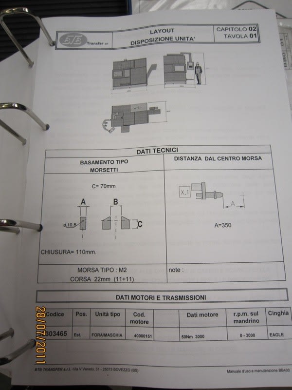 BTB BB456 CNC Horizontal Machining Centre - THE MACHINE IS SOLD - Machining Centers - 13