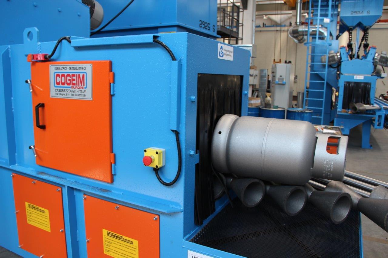 Cogeim Shotblasting Machine for Gas Bottles or Pipes - Shotblasting Machines - 2