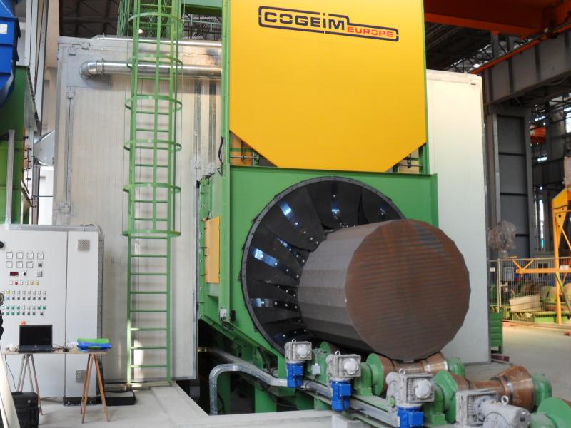 Cogeim Shotblasting Machine for Gas Bottles or Pipes - Shotblasting Machines - 9
