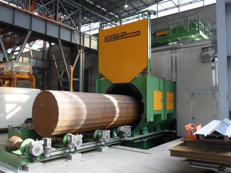 Cogeim Shotblasting Machine for Gas Bottles or Pipes - Shotblasting Machines - 8