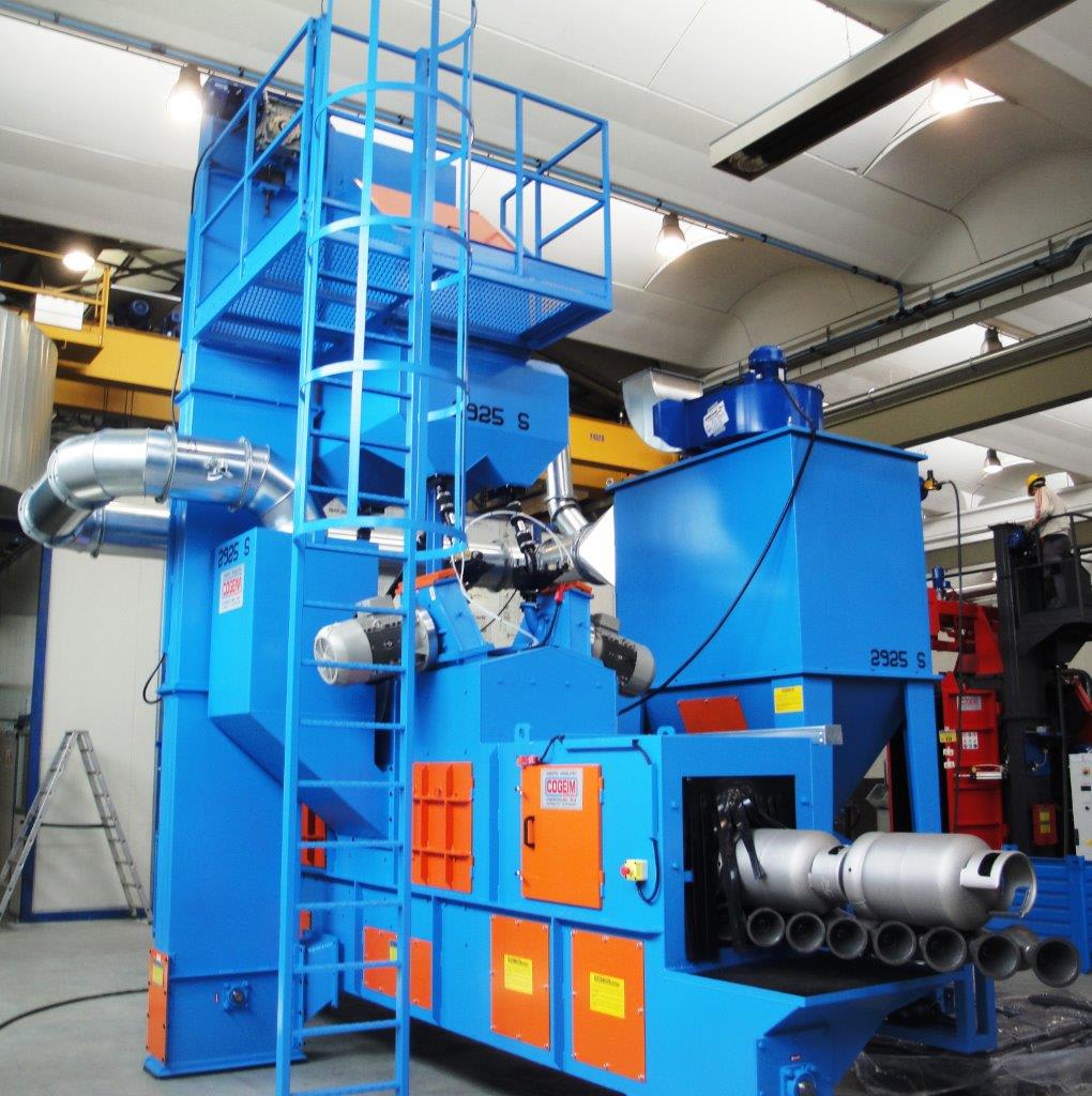 Cogeim Shotblasting Machine for Gas Bottles or Pipes - Shotblasting Machines