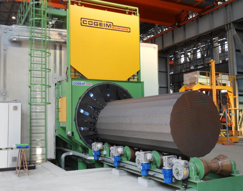 Cogeim Shotblasting Machine for Gas Bottles or Pipes - Shotblasting Machines - 11