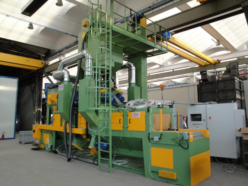 Cogeim Continuous feed – tunnel type - mesh-belt shot blasting machine for metallic parts - STL Series - Shotblasting Machines - 11