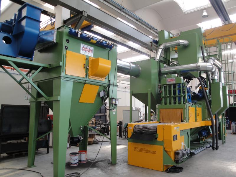 Cogeim Continuous feed – tunnel type - mesh-belt shot blasting machine for metallic parts - STL Series - Shotblasting Machines - 3