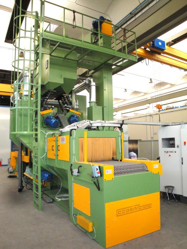 Cogeim Continuous feed – tunnel type - mesh-belt shot blasting machine for metallic parts - STL Series - Shotblasting Machines - 2