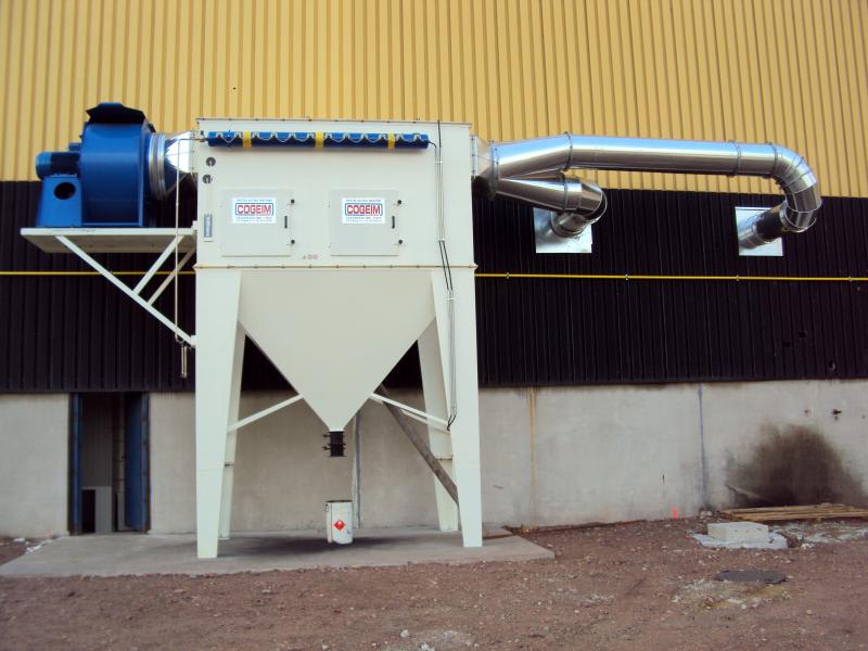 Cogeim Continuous feed – pass-through – hanging load type shot blasting machine - GTU Series - Shotblasting Machines - 9