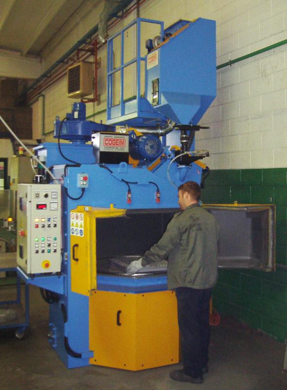 Cogeim Turbine shot peening machine - Shotblasting Machines
