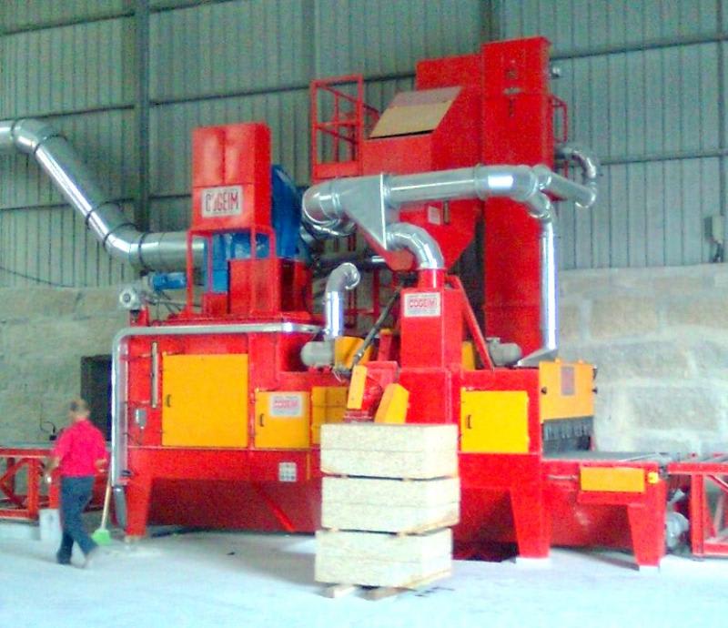 Cogeim Continuous feed type shot blasting machine for marble, granite and natural stone products – mod. STL - Shotblasting Machines - 5