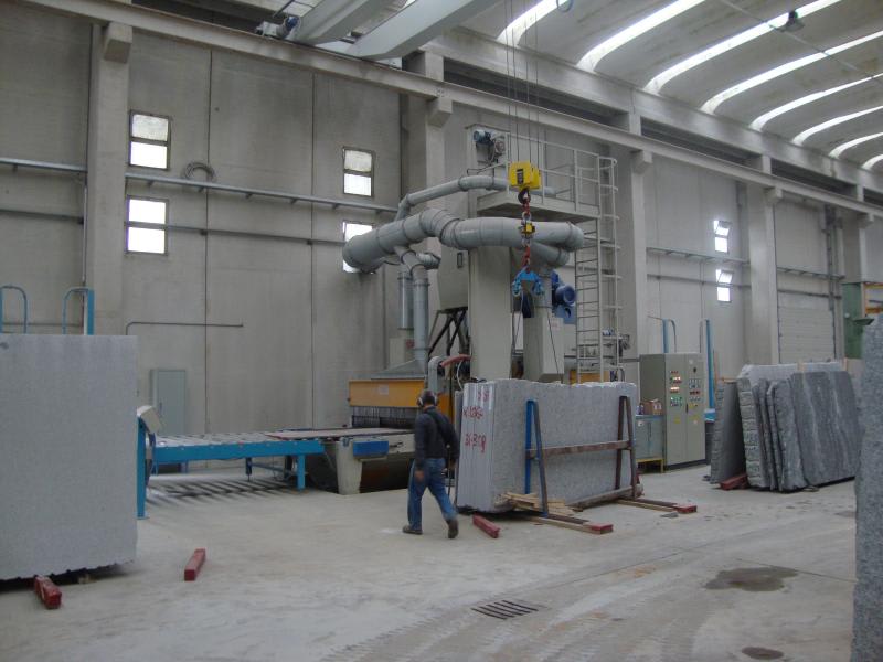 Cogeim Continuous feed type shot blasting machine for marble, granite and natural stone products – mod. STL - Shotblasting Machines - 16