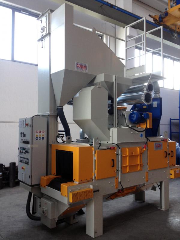 Cogeim Continuous feed type shot blasting machine for marble, granite and natural stone products – mod. STL - Shotblasting Machines - 18