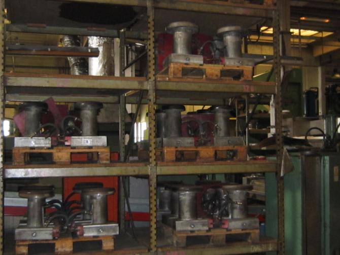 Tencere Dövme Hattı Vaccari PS10 600 ton Friksiyon Pres, Elektrikli ve Gazlı Fırınlar ve Punta Kaynak Makineleri - Steel Hot Forging Press - 6