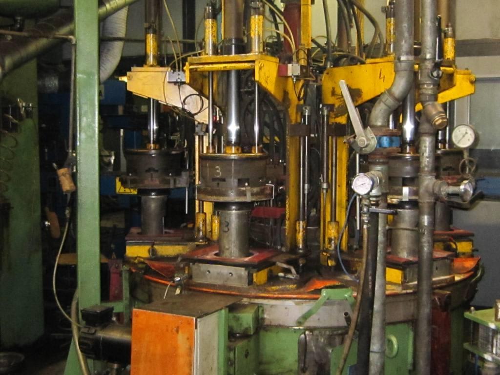 Tencere Dövme Hattı Vaccari PS10 600 ton Friksiyon Pres, Elektrikli ve Gazlı Fırınlar ve Punta Kaynak Makineleri - Steel Hot Forging Press - 2