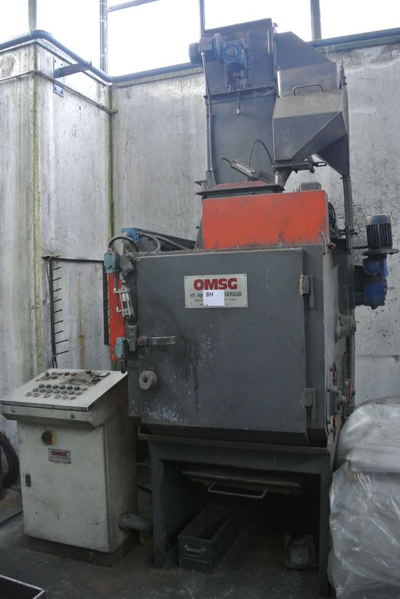 OMSG Kauçuk Bantlı Pirinç Parça Kumlama Makinesi - Shotblasting Machines