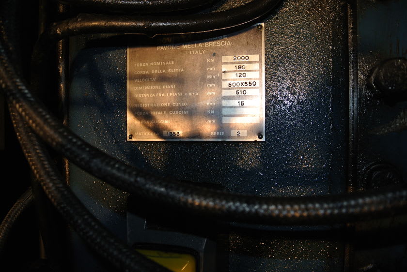 Rovetta F200 - Brass Hot Forging Press - 2