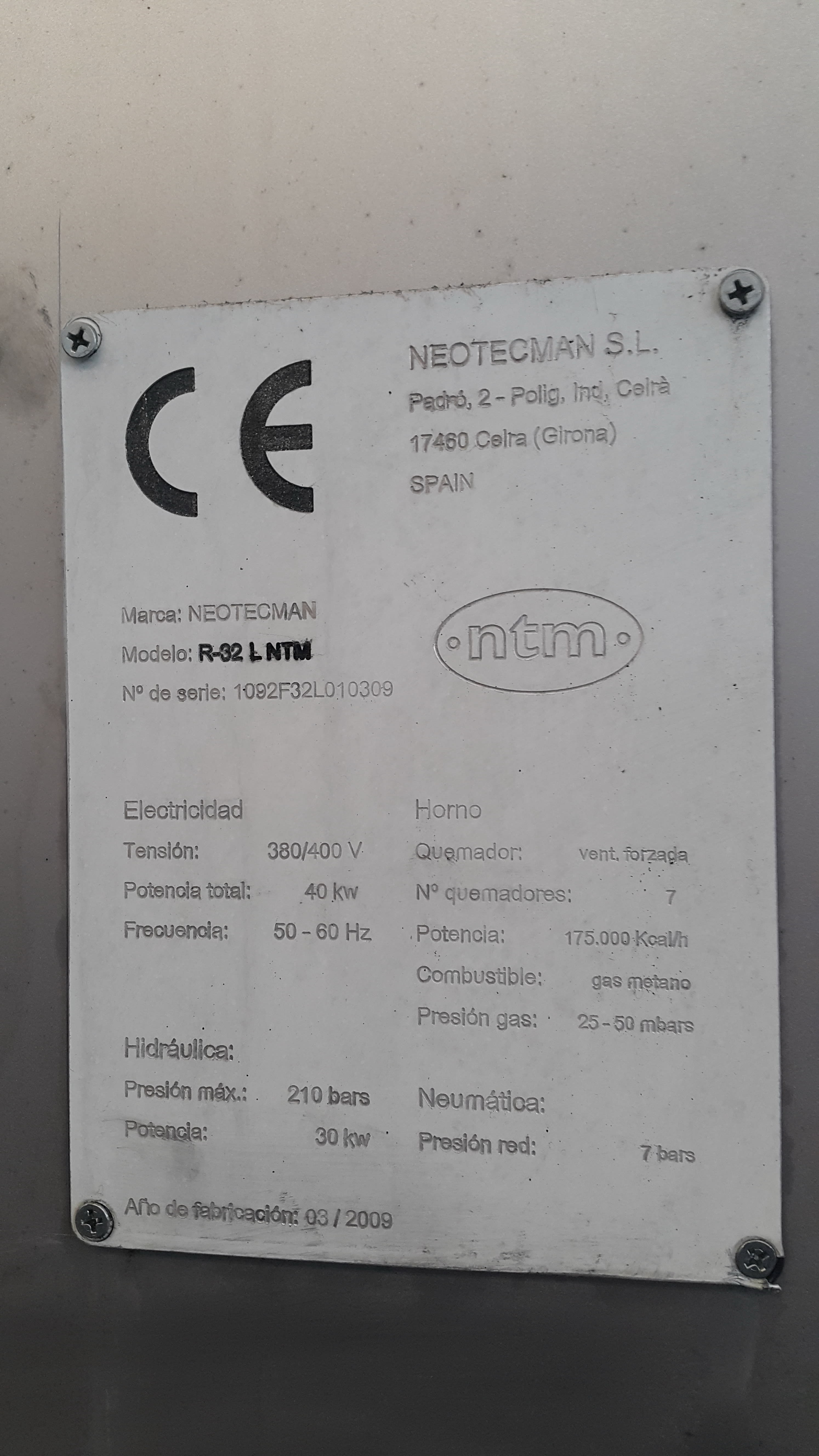 FPM - Neotecman F-32L NTM - Brass Hot Forging Press - 8