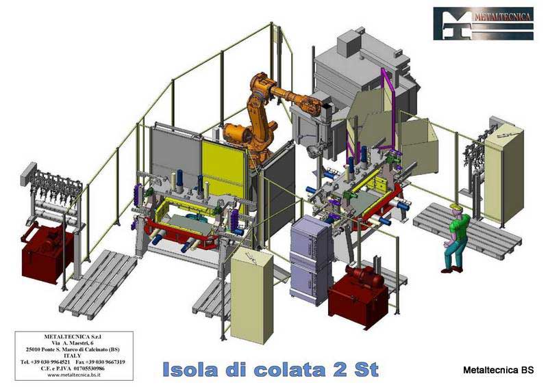 Metaltecnica Robotized Casting Cells for Aluminum - Diecasting Machines - 5