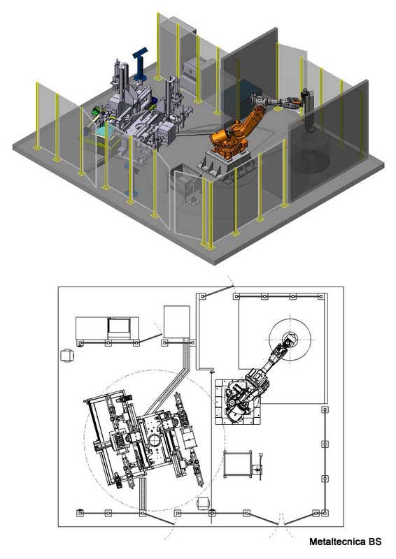 Metaltecnica Robotized Casting Cells for Aluminum - Diecasting Machines - 10
