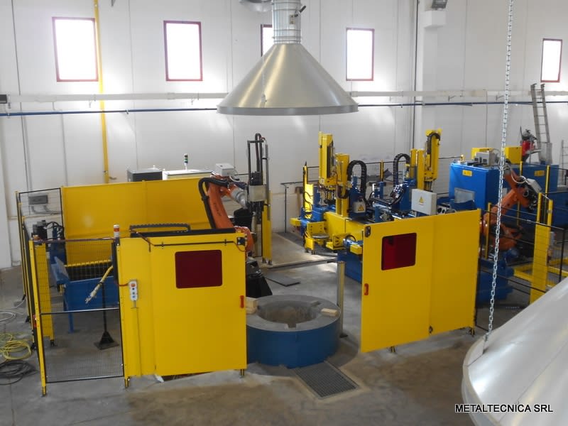 Metaltecnica Robotized Casting Cells for Brass / Bronze - Diecasting Machines - 3