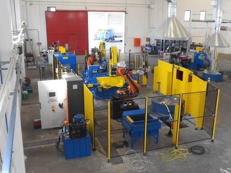 Metaltecnica Robotized Casting Cells for Brass / Bronze - Diecasting Machines - 5