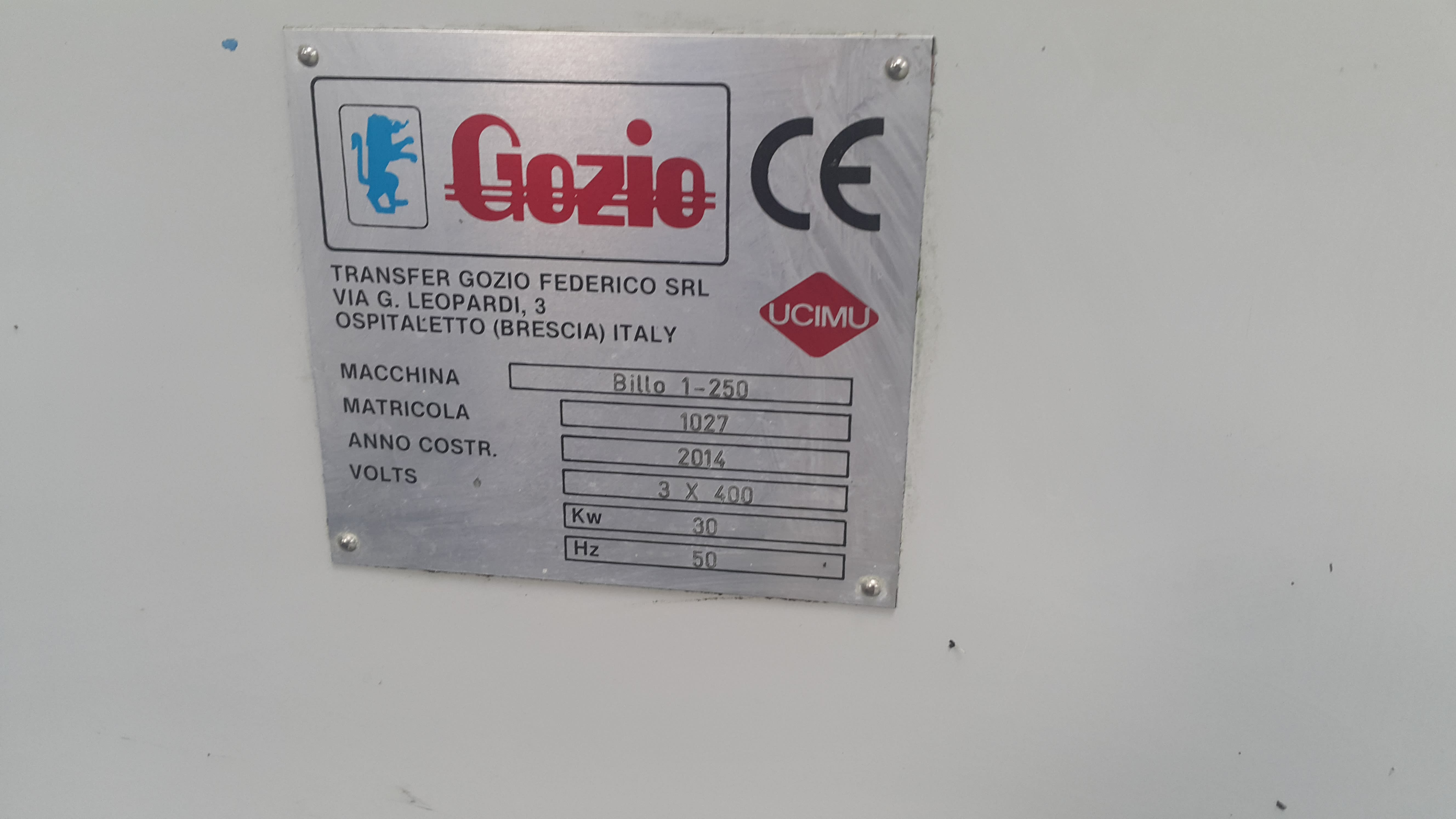 Zobbio - Gozio Billo 6 Axis CNC Machining Centre - Machining Centers - 5