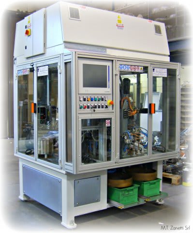 MT Zanetti Electric Automatic Machine for Cutting Pliers for Pneumatic Fittings - Transfer Machines