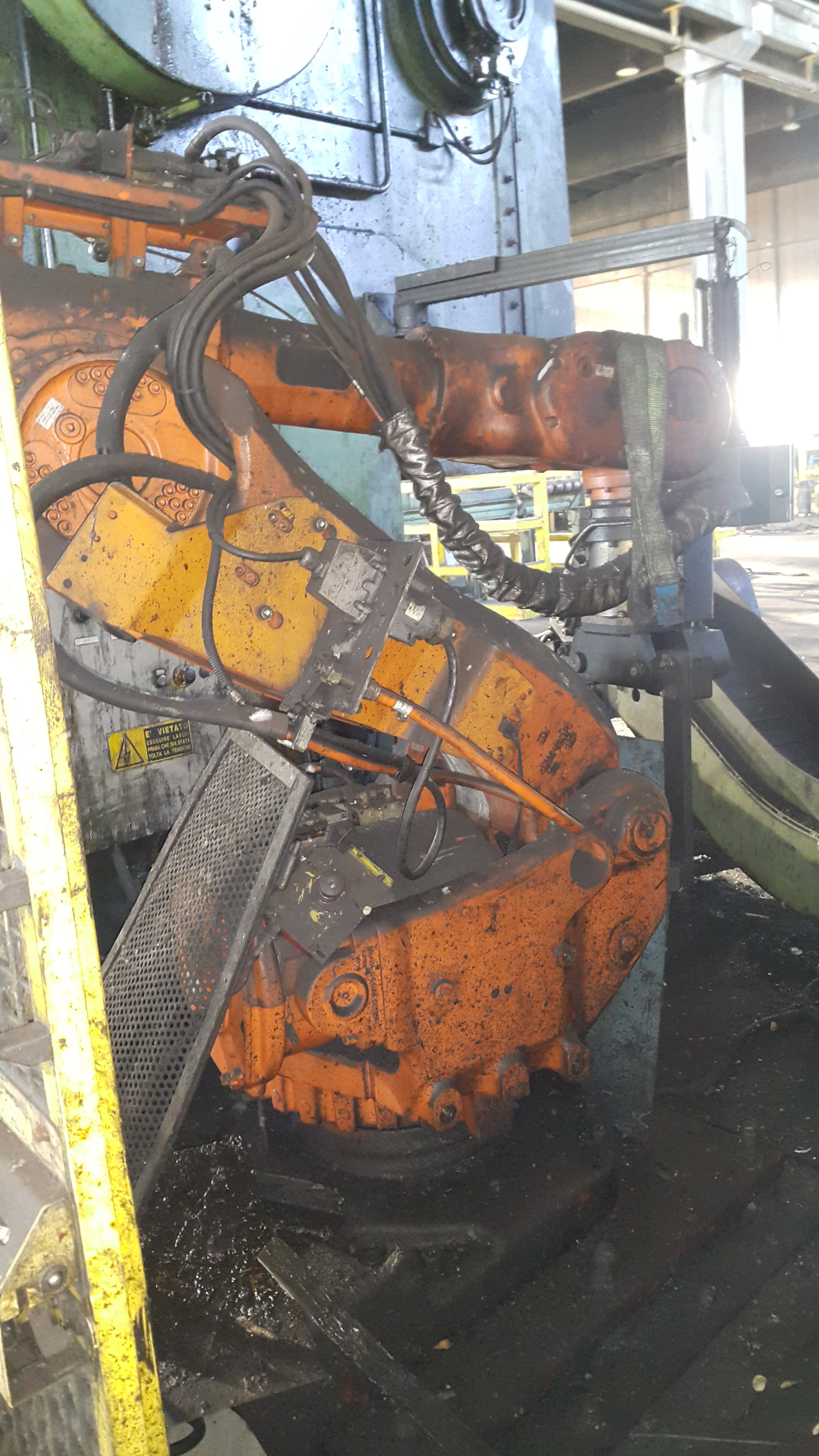 FPM - TMP 2500 ton Forging Line with Induction Heating, Preforming Hammer, Forging and Trimming Presses - Steel Hot Forging Press - 7