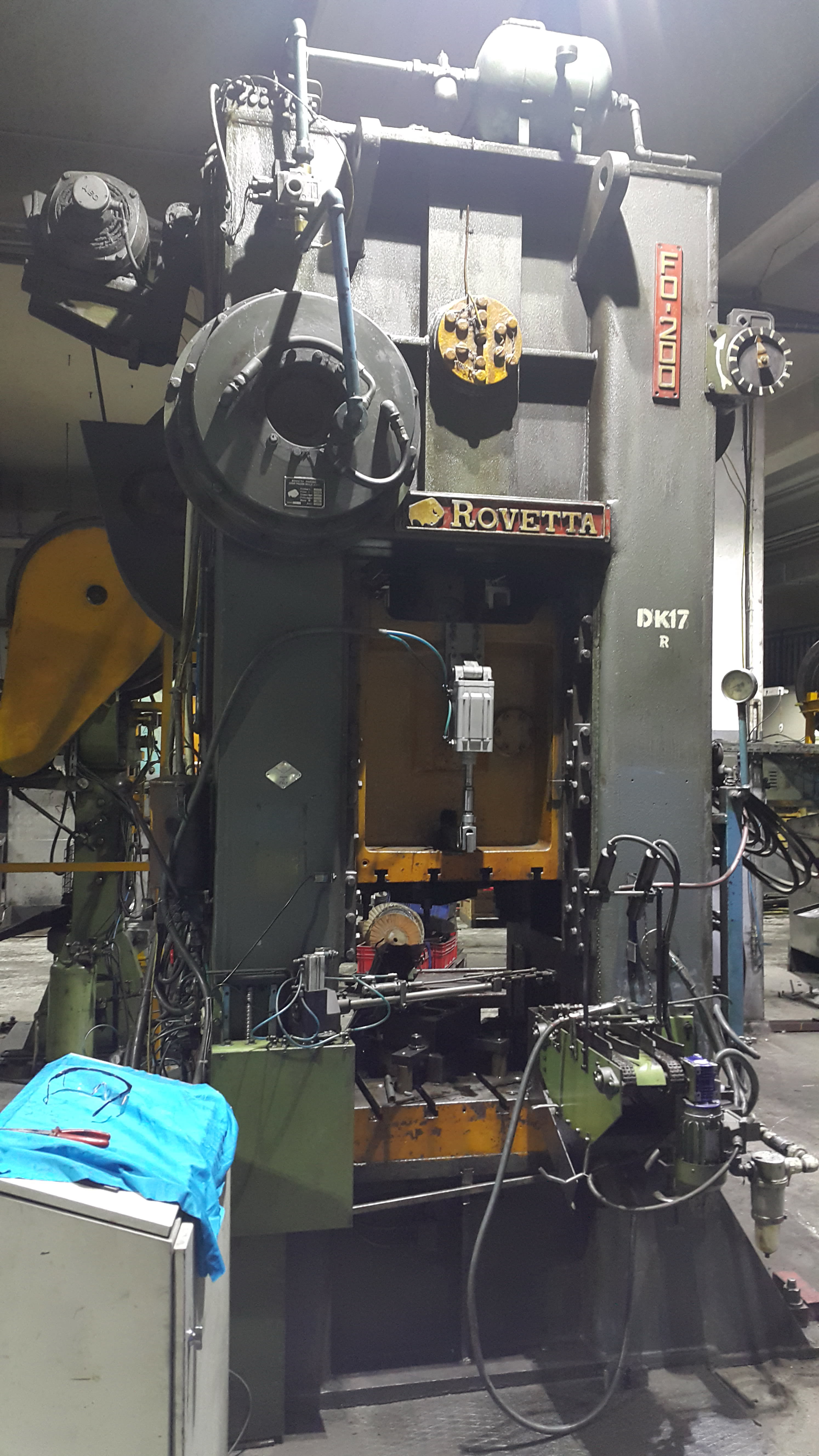 Rovetta *** SOLD *** FO 200 Automatic - Brass Hot Forging Press