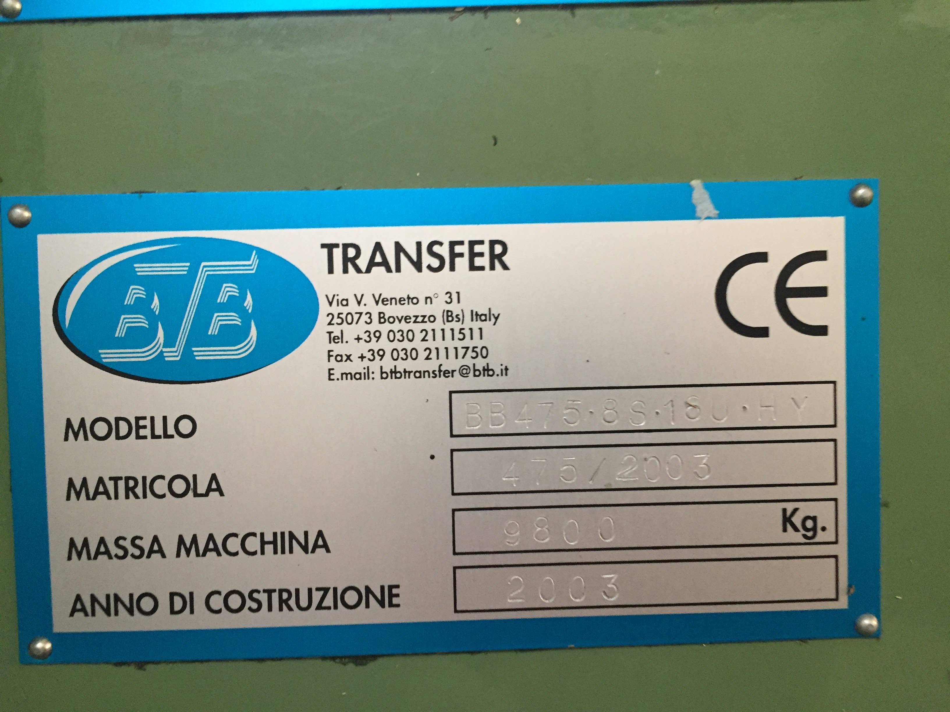 Zobbio - BTB 16 Units ISO 30 - Transfer Machines - 6
