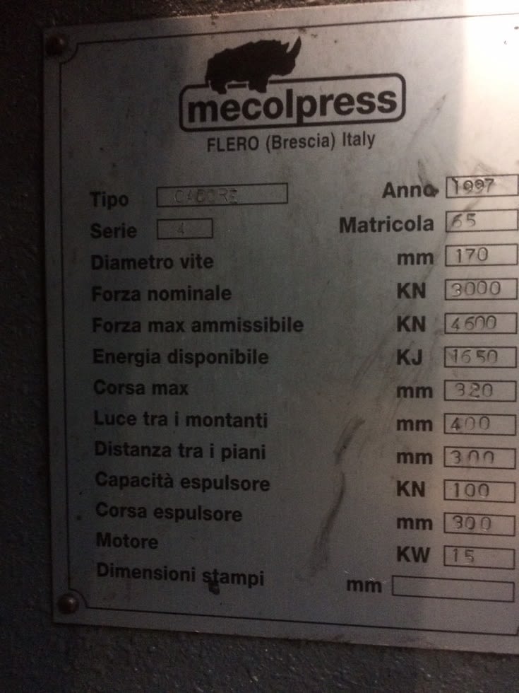 FPM - Mecolpress Cadore Friction Screw Press - Screw Press - 3
