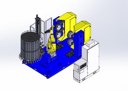 Robot Service Grinding and satin finishing for brass, aluminium and zamak parts - Grinding and Deburring Machines - 8