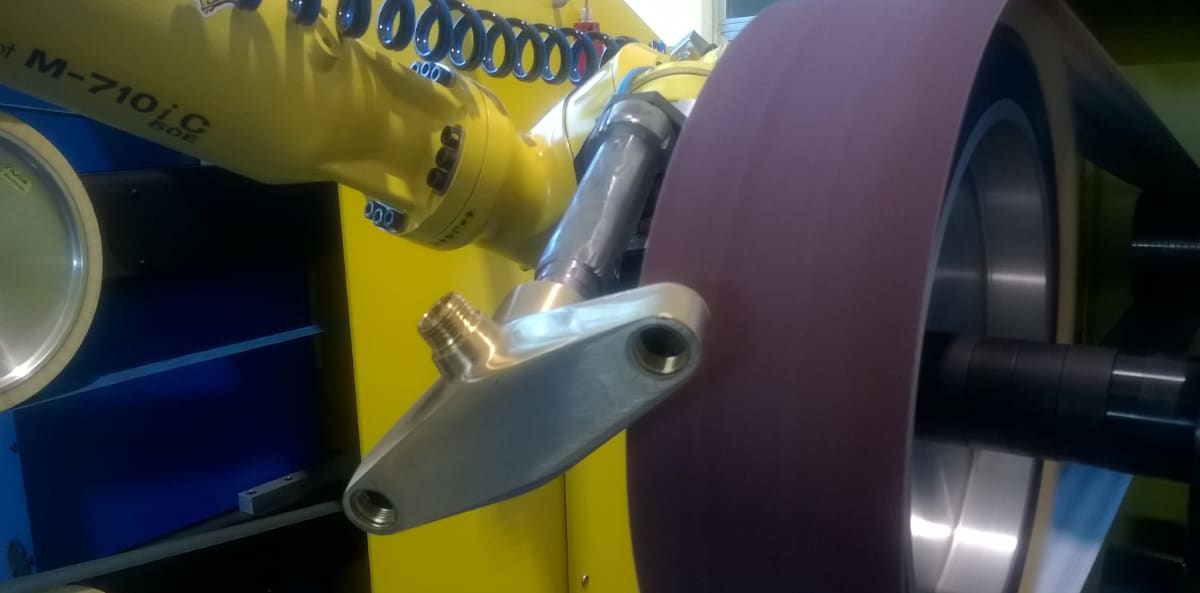 Robot Service Grinding and satin finishing for brass, aluminium and zamak parts - Grinding and Deburring Machines - 2