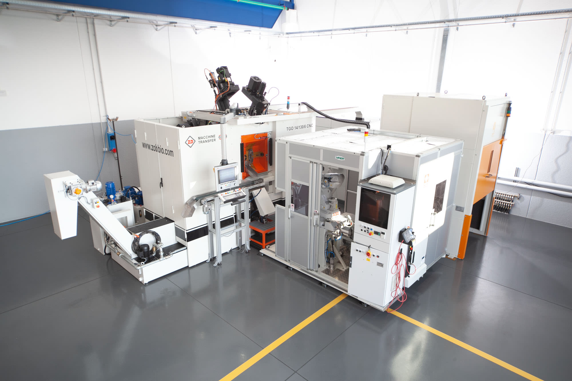 Zobbio OMFS Robotized CNC 14 Units Transfer Machine - Transfer Machines