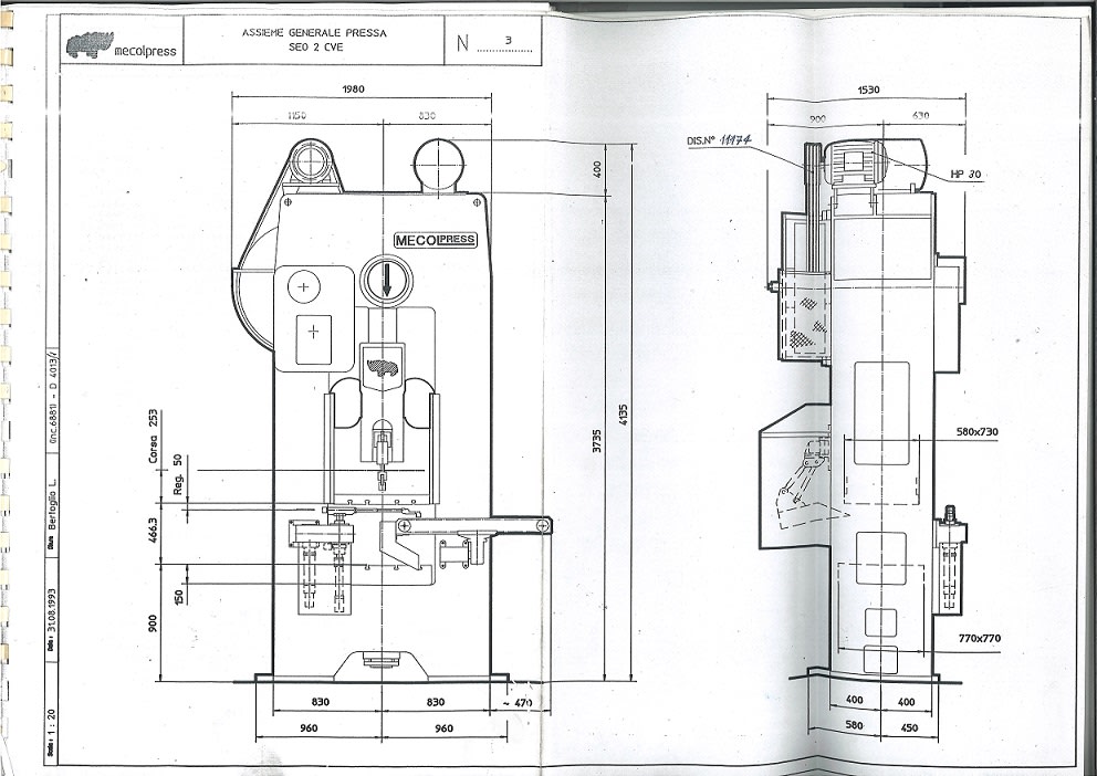 Mecolpress SEO 2 CVE - Brass Hot Forging Press - 3