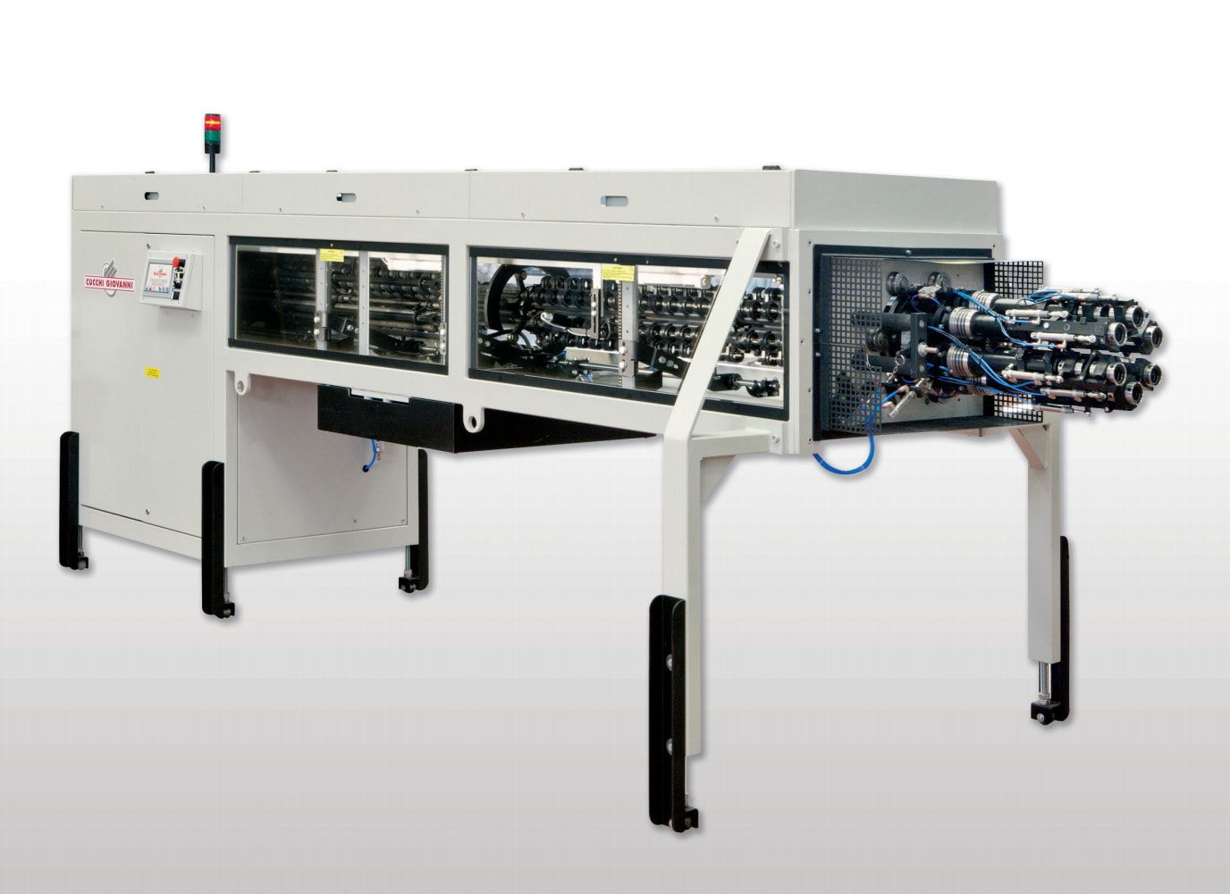 Giovanni Cucchi CMSP/CMSPL AUTOMATIC AND INTEGRAL MULTIPLE CHANNEL BAR LOADER WITH CROP END RECOVERY - Automatic Loading Systems for Single and Multispindle Lathes