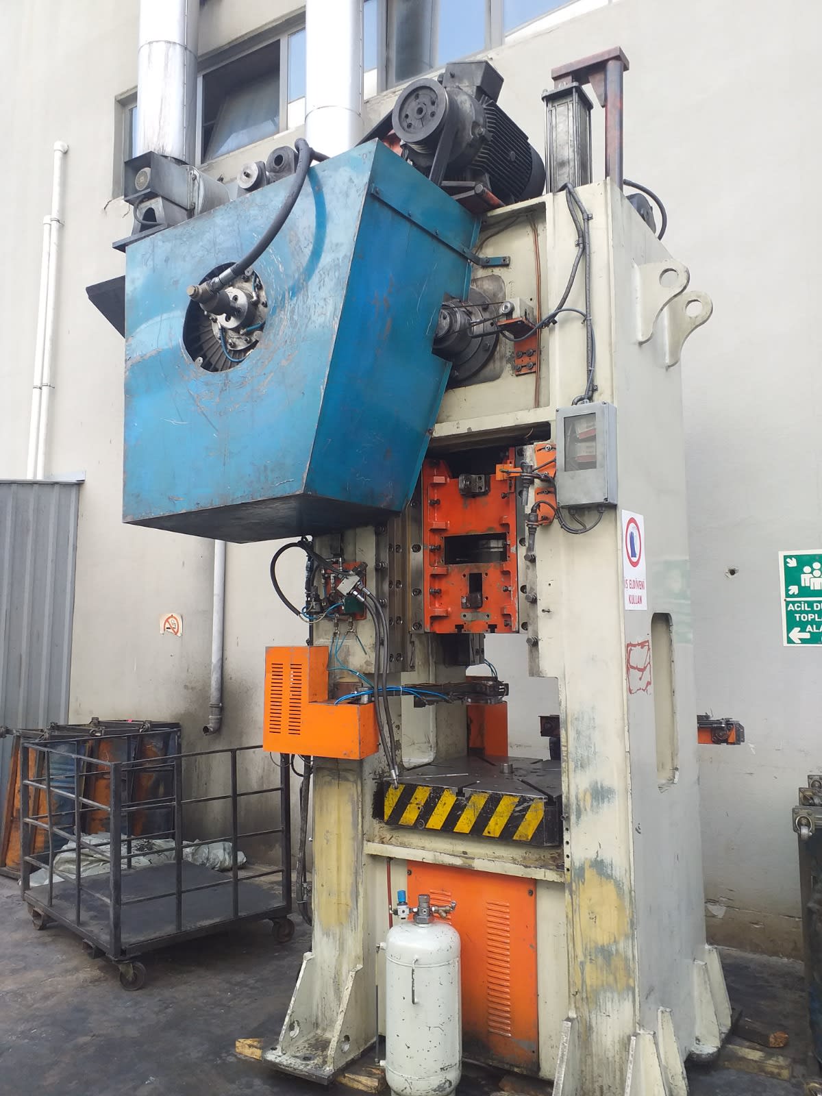 Akbaş ve CP 120 ton Automatic Forging Press and Firnace - Brass Hot Forging Press